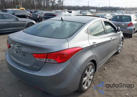 2012 Hyundai Elantra Gls from USA, damaged, VIN KMHDH4AEXCU429845